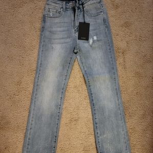 Risen high rise jeans